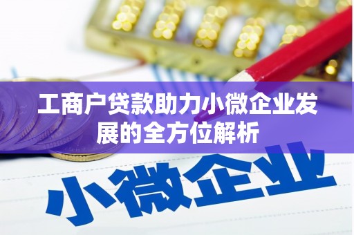 新民工商户贷款助力小微企业发展的全方位解析
