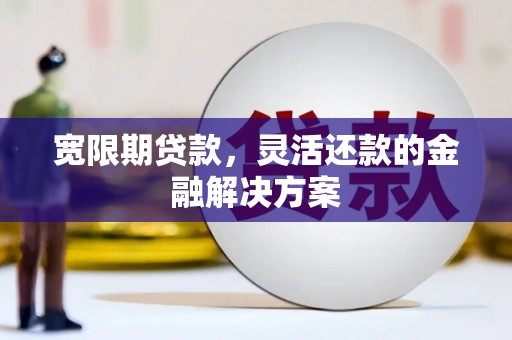 新民宽限期贷款，灵活还款的金融解决方案