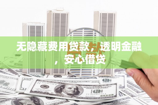 新民无隐藏费用贷款，透明金融，安心借贷