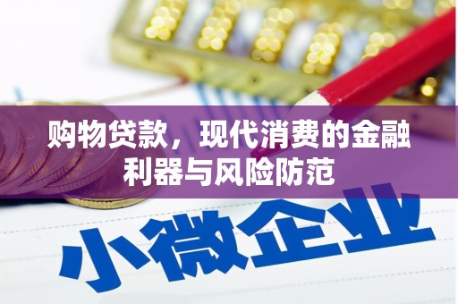 新民购物贷款，现代消费的金融利器与风险防范