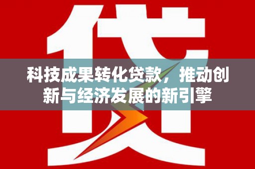 新民科技成果转化贷款，推动创新与经济发展的新引擎