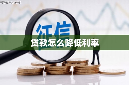 新民贷款怎么降低利率