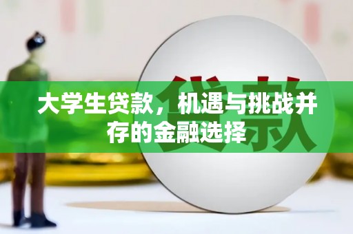 新民大学生贷款，机遇与挑战并存的金融选择